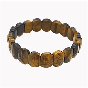 Tiger Eye Stone Bracelet Stretchy, approx 11-15mm