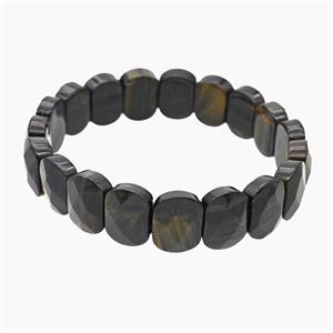 Tiger Eye Stone Bracelet Stretchy, approx 11-15mm