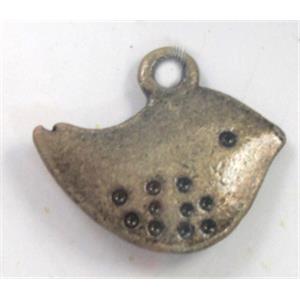 Tibetan Silver pendants, bronze, 16x10mm