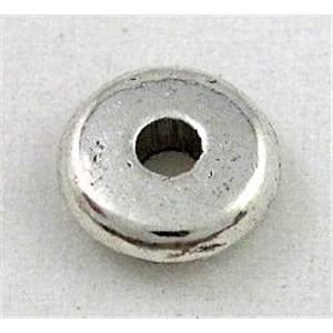 tibetan silver spacer beads, Non-Nickel, approx 2.5x8mm