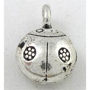 tibetan silver pendant, Non-Nickel, approx 10x14mm