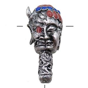 tibetan buddha guru charm beads, zinc, approx 22-48mm