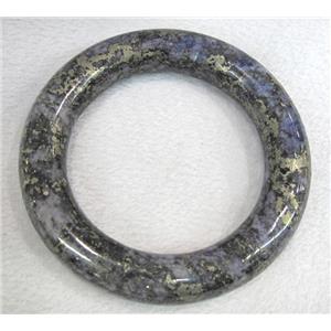 golden-spot purple jasper bangle, approx 60mm dia