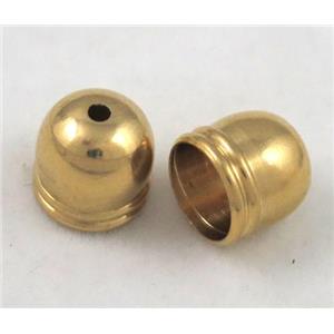 raw brass bassel bail, approx 10x10mm