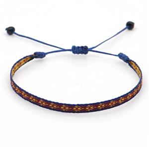 nepal style Handmade braid Bracelet, adjustable, approx 4-6mm, 16-24cm length