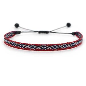 nepal style Handmade braid Bracelet, adjustable, approx 4-6mm, 16-24cm length