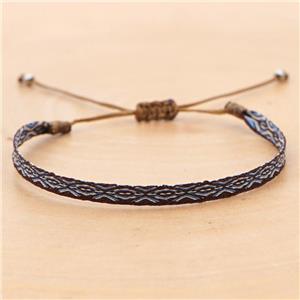 nepal style Handmade braid Bracelet, adjustable, approx 4-6mm, 16-24cm length