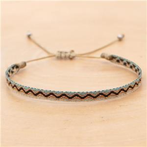 nepal style Handmade braid Bracelet, adjustable, approx 4-6mm, 16-24cm length