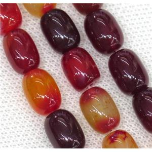 Agate barrel Beads, approx 13x18mm, 22pcs per st