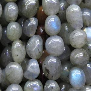 Labradorite chip beads, freeform, approx 6-8mm