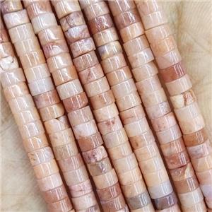 Pink Aventurine Heishi Beads, approx 2x4mm