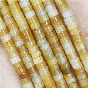 Yellow Aventurine Heishi Beads, approx 2x4mm