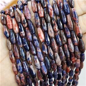 Orange Sodalite Beads Teardrop Faceted, approx 6x16mm, 25pcs per st