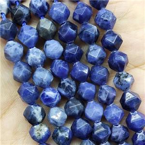 Blue Sodalite Beads Cut Round, approx 7-8mm