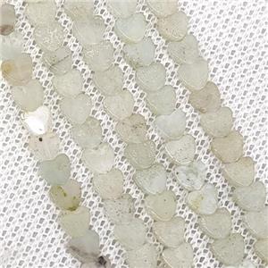 Amazonite Heart Beads C-Grade, approx 4mm