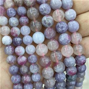 Natural Tourmaline Beads Pink Smooth Round, approx 6mm dia