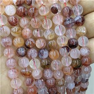 Natural Red Hematoid Quartz Beads Smooth Round, approx 6mm dia