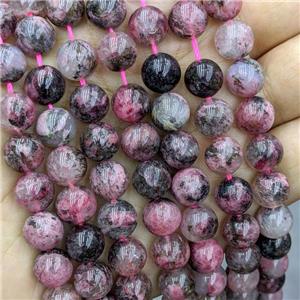 Natural American Sakura Quartz Beads Red Smooth Round B-Grade, approx 10mm