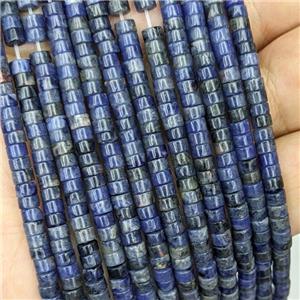 Natural Blue Sodalite Heishi Beads, approx 4mm