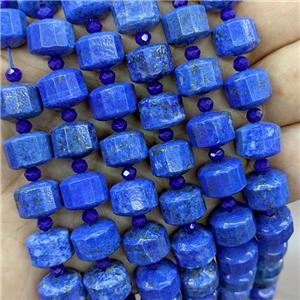 Natural Blue Lapis Lazuli Heishi Beads, approx 12mm