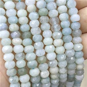 gemstone bead, faceted rondelle, approx 8mm