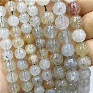 Natural Pitaya Quartz Beads Smooth Round, approx 12mm dia