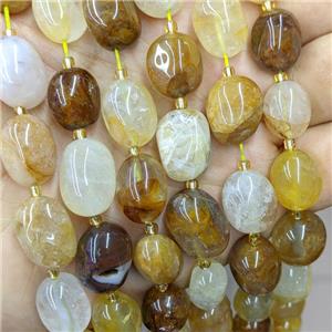 Natural Yellow Hematoid Quartz Nugget Beads Freeform, approx 10-15mm