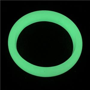 Artificial noctilucent bangle, approx 8mm wide, 60mm dia