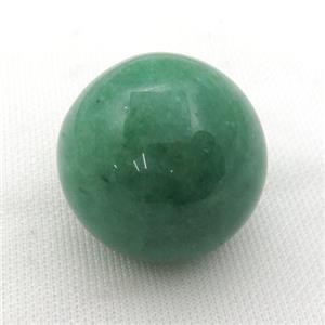 Green Aventurine Sphere Massage Ball Globe Nohole, approx 40mm dia