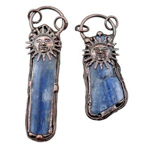 blue kyanite pendant, approx 18-70mm