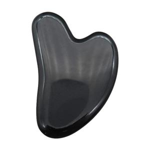 black Onyx Slice GuaSha Massage Tools, approx 60-70mm