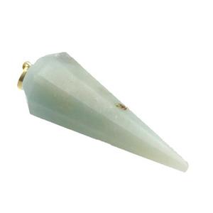 Amazonite Pendulum Pendant, approx 16-40mm