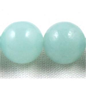 round Amazonite Bead, grade AB, 14mm dia. 28pcs per st