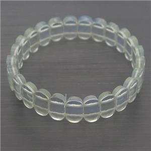 Oplite Bracelet, stretchy, approx 8x14mm, 58mm dia