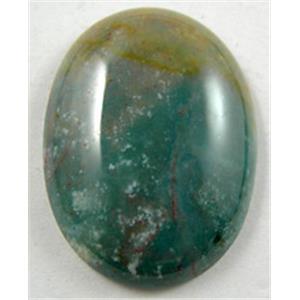 Chrysocolla, Cabochon, flat-back Oval, 22x30mm