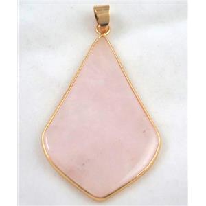 gemstone pendant, colorfast, approx 30-50mm