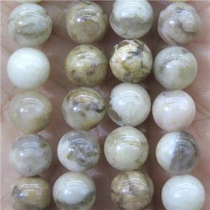 round opal jasper beads, approx 8mm dia