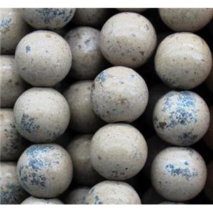 picture jasper bead, B-grade, round, 8mm dia, approx 48pcs per st