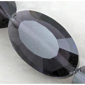 Crystal Glass Beads, faceted, 13x21mm, 20pcs per st