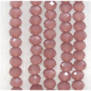 chinese crystal glass beads, faceted rondelle, approx 2.5x3mm, 150 pcs per st