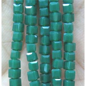 chinese crystal glass bead, faceted cube, approx 2x2x2mm, 200pcs per st