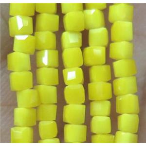 chinese crystal glass bead, faceted cube, approx 2x2x2mm, 200pcs per st