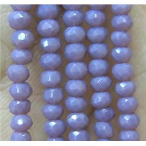 chinese crystal glass bead, faceted rondelle, approx 2mm, 200pcs per st