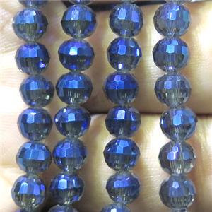 chinese crystal bead, faceted round, approx 8mm dia, 70pcs per st