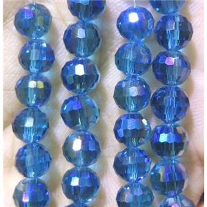 chinese crystal bead, faceted round, approx 6mm dia, 98pcs per st