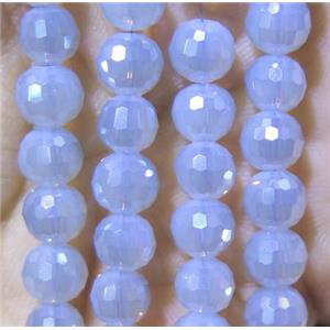 chinese crystal bead, faceted round, approx 8mm dia, 70pcs per st