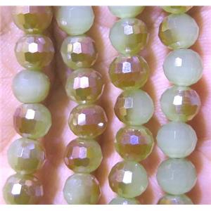 chinese crystal bead, faceted round, approx 6mm dia, 98pcs per st