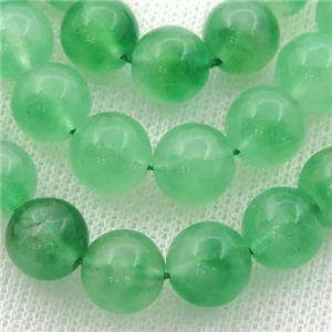 Dichromatic Spong Jade Beads, round, approx 8mm dia