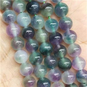 round Jade Beads, multicolor, dye, approx 8mm dia