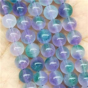 round Jade Beads, multicolor, dye, approx 8mm dia